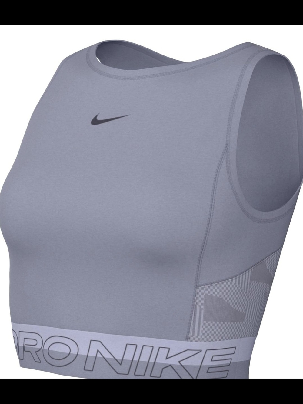 Nike Lavender Pro High-Neck Sports Bra